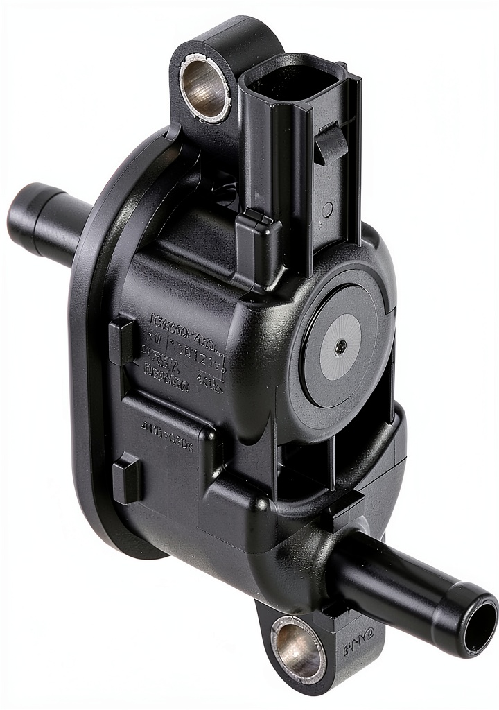Installing Honda Genuine OEM Metal Canister Purge Control Solenoid on a wooden workbench