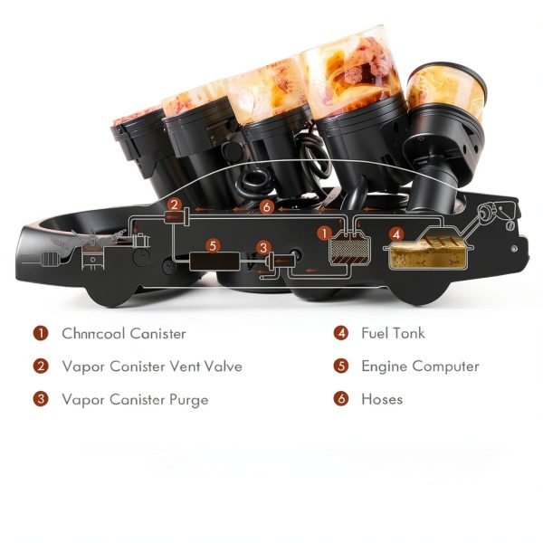 A-Premium Vapor Canister Vent Solenoid for Ford F-150-6
