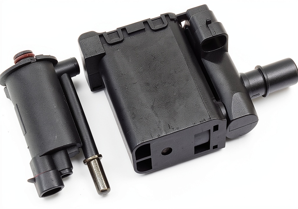 Installing MOTOKU Metal Vapor Canister Purge Solenoid for GMC Yukon XL on a wooden workbench