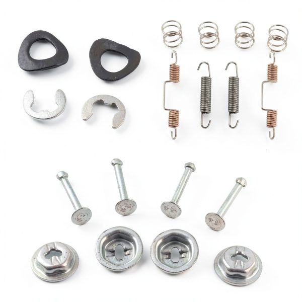Corvette Parking Brake Hardware Kit RALBDX Polished Finish-5