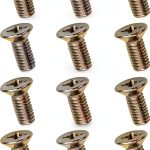 Osilly Stainless Steel Brake Disc Rotor Screws 0.15in Head 16‑Piece-0