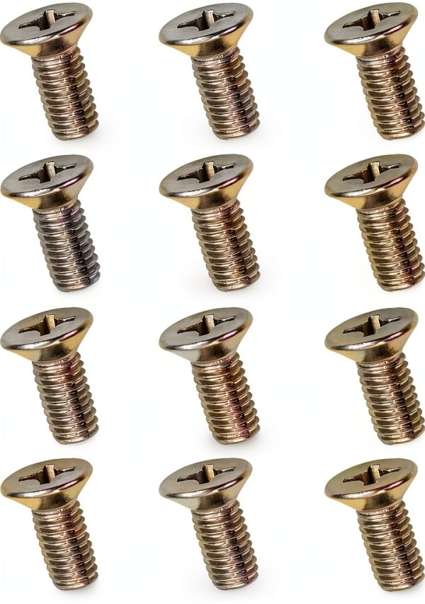 Osilly Stainless Steel Brake Disc Rotor Screws 0.15in Head 16‑Piece-0