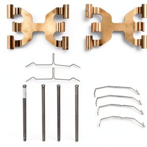 Dynamic Friction Front Disc Brake Hardware Kit Model 340-63066 Chrome-0