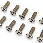 Rear Brake Disc Rotor Hardware Kit FOVPLUE Chrome 3/8-16 Bolts-0