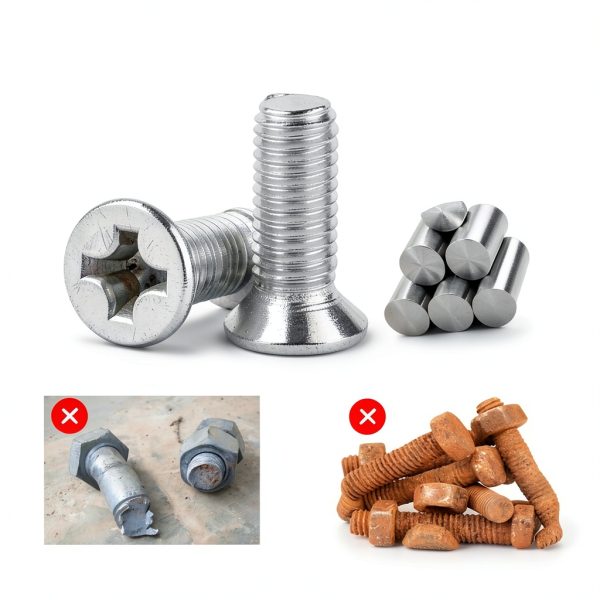 Osilly Stainless Steel Brake Disc Rotor Screws 0.15in Head 16‑Piece-2