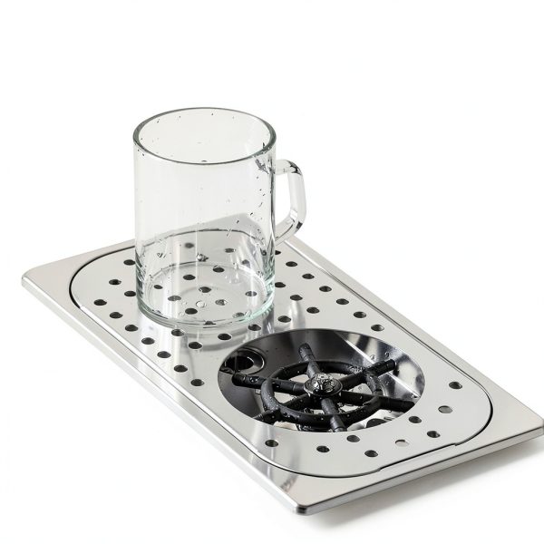 Sink Glass Rinser AUNMAS 114mm Stainless Steel Cup Washer for Bar-7