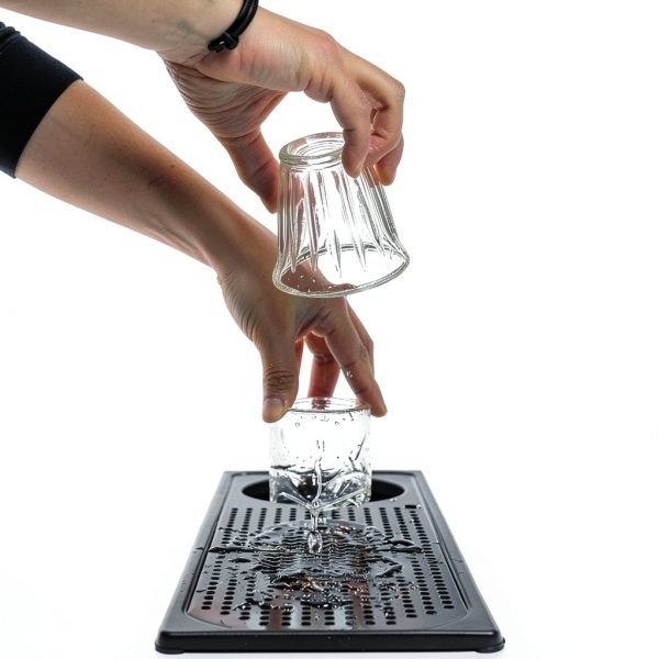 Sink Glass Rinser AUNMAS 114mm Stainless Steel Cup Washer for Bar-8