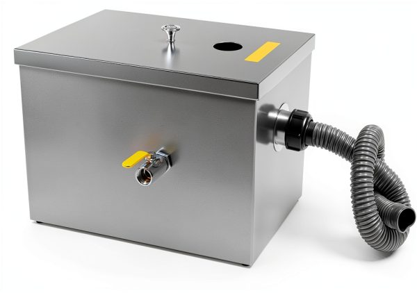 Grease Trap DYNAMI 8-10Lbs Stainless Steel Interceptor Auto Shutoff-6