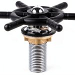 Glass Rinser Head, Stainless Steel Bar Glass Rinser Faucet Rinser for Beer Glass Coffee Cup, Automatic Cup Washer Cleaner Accessory for Bar Restaurant Pub Coffee Shop-0