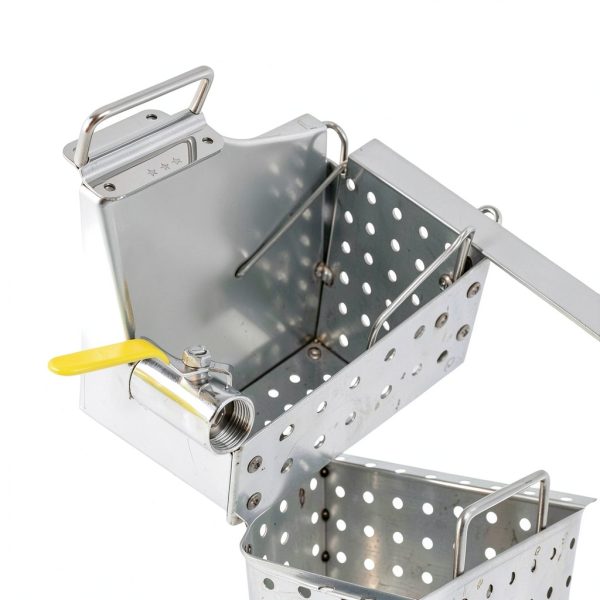 IRONWALLS 8LBS Top Inlet Commercial Grease Interceptor, Stainless Steel Grease Trap 4 Gallon, Under Sink Grease Trap Waste Water Oil-water Separator for Restaurant, Cafe, Canteen, Factory, Kitchen-5