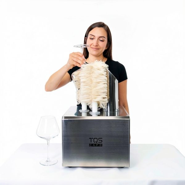 Commercial Wine Glass Polisher Existing Beauty Steel Triple Cloth-5