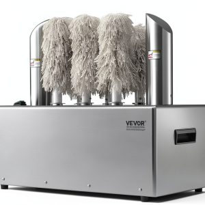Wine Glass Polisher Machine VEVOR 8‑Brush 660 Cups/H Commercial-0