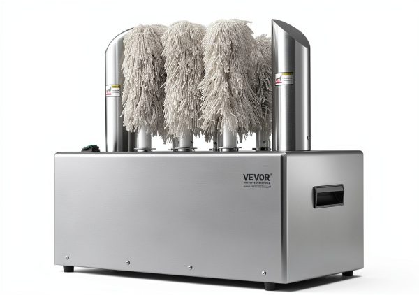 Wine Glass Polisher Machine VEVOR 8‑Brush 660 Cups/H Commercial-0