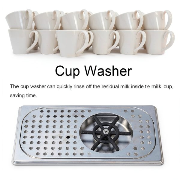 Sink Glass Rinser AUNMAS 114mm Stainless Steel Cup Washer for Bar-6