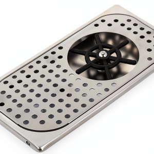 Sink Glass Rinser AUNMAS 114mm Stainless Steel Cup Washer for Bar-0