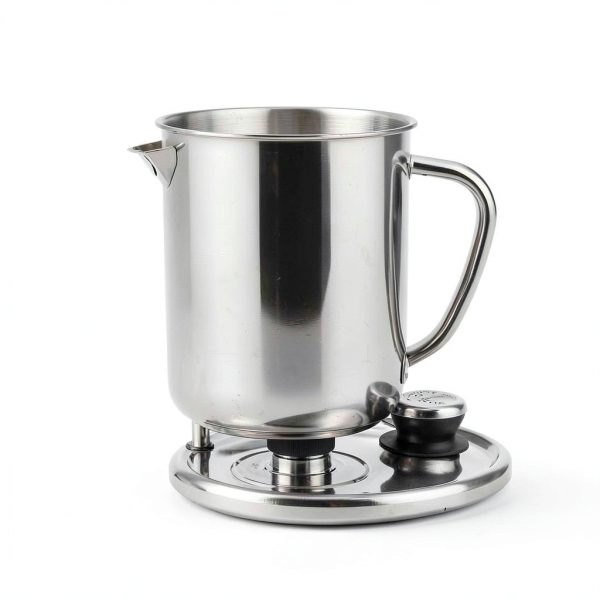 Stainless Steel Grease Container，with Fine Mesh Strainer，for Kitchen Storing Frying Cooking Grease，1.3L-5