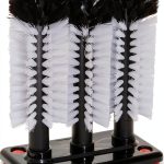 Bar Glass Washer Stockroom Plus Suction Cup Brush Set White Black-0