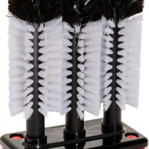 Bar Glass Washer Stockroom Plus Suction Cup Brush Set White Black-0