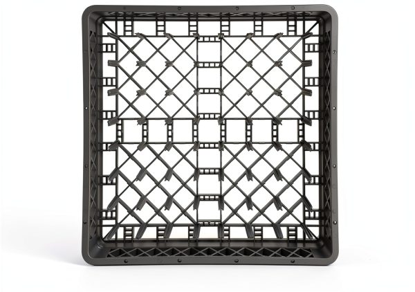 Peg Plate Rack Dishwasher Farag Janitorial Gray Polypropylene-5