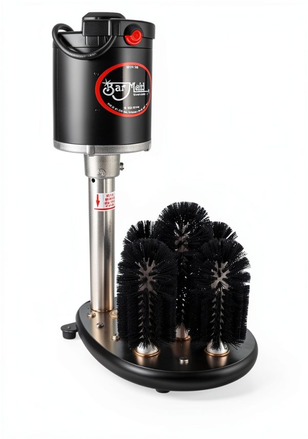 Bar Maid Upright Electric Glass Washer with 5 Brushes-1