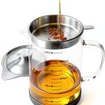 Premium Bacon Grease Saver with Strainer - Large 1.5L Grease Container for Kitchen with Stainless Steel Filter, Used Oil Storage & Bacon Drippings Keeper (50oz, Borosilicate Glass, Non-Slip Base)-0