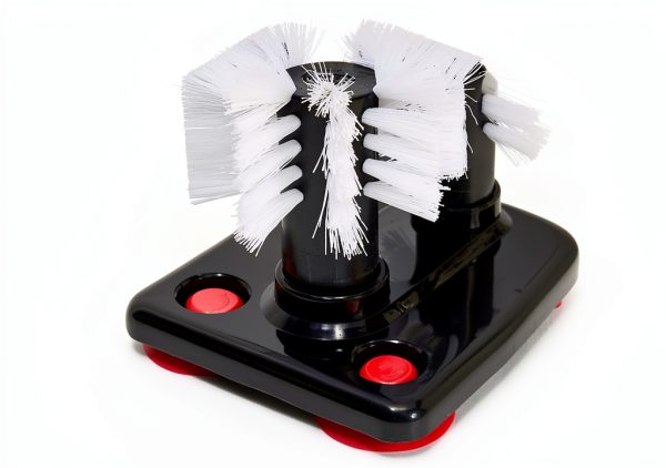 Bar Glass Washer Stockroom Plus Suction Cup Brush Set White Black-6