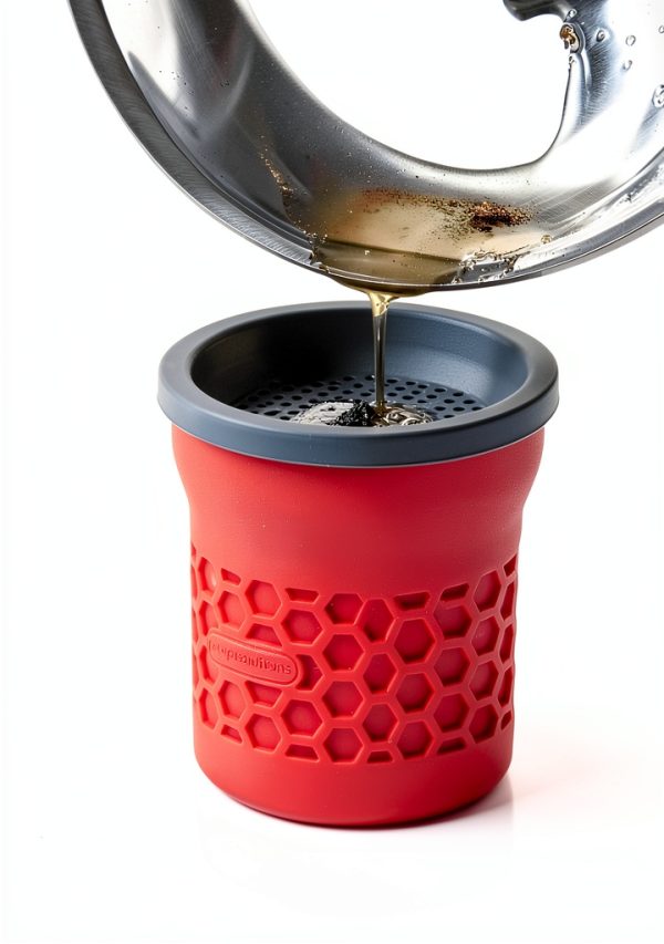 PrepSolutions Grease Strainer – Stainless Steel, Quick & Easy Grease Removal for Cooking-6