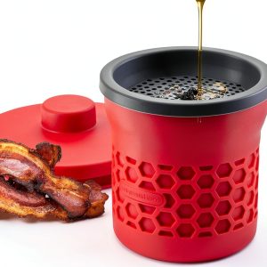 PrepSolutions Grease Strainer – Stainless Steel, Quick & Easy Grease Removal for Cooking-0